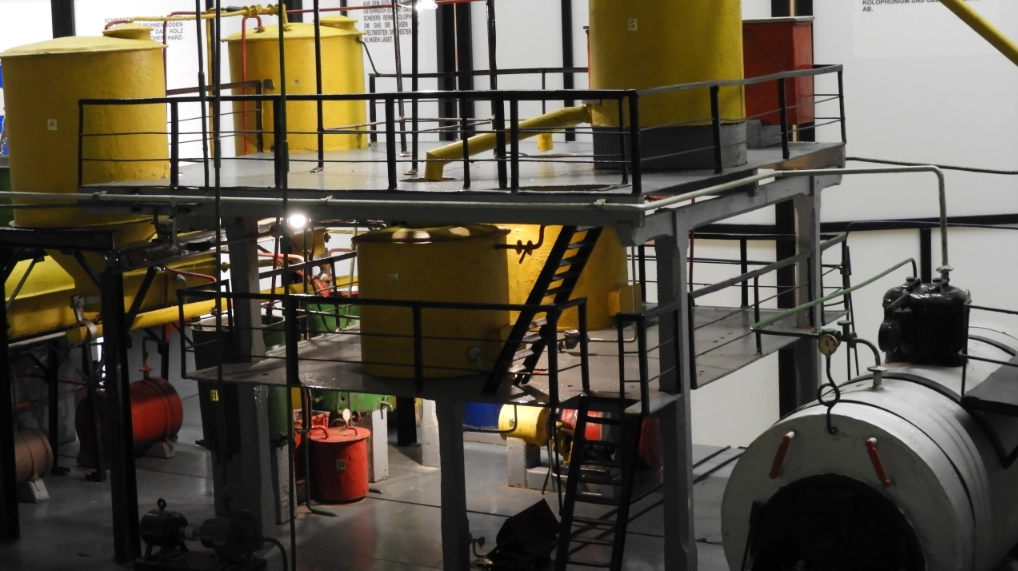 Modell Harzwerk Teilansicht des Harzwerk-Modells